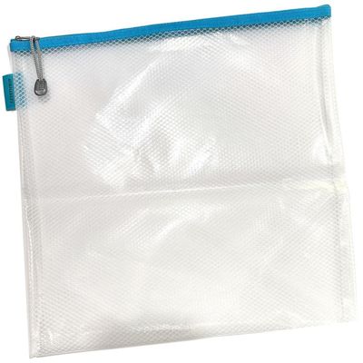 49 &amp; Market - Craft Storage Bag - Zippered Flexible Plastic Bag - Blue - 12 x 12 - CS26771