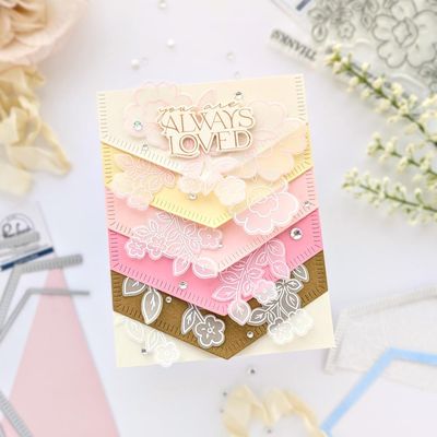 Pinkfresh Studio - Essentials Collection - Die Set - Blanket Stitched Brackets - PF159ES - 4 pcs