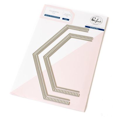 Pinkfresh Studio - Essentials Collection - Die Set - Blanket Stitched Brackets - PF159ES - 4 pcs