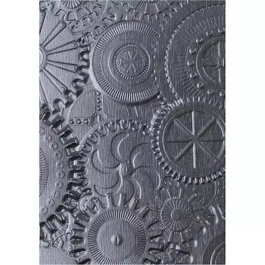 Tim Holtz &amp; Sizzix - 3D Texture Fades - Embossing Folder - Pre Loved - 662715 - Discontinued as New