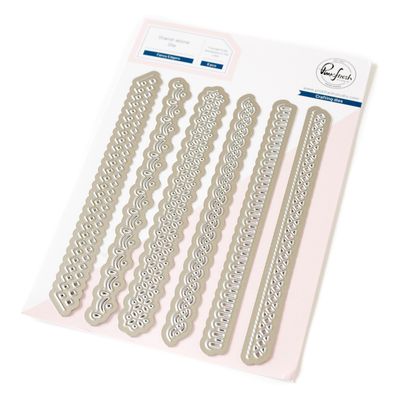PinkFresh Studio - Essentials Collection - Die Set - Fancy Edgers - PF174ES - 6 pcs