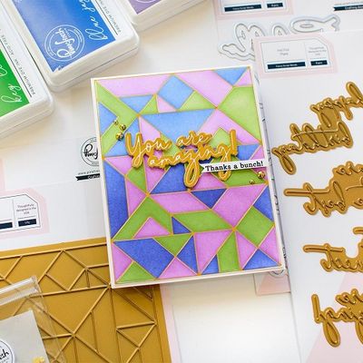 PinkFresh Studio - Hot Foil Plate - Art Deco - 140222 - 1pce