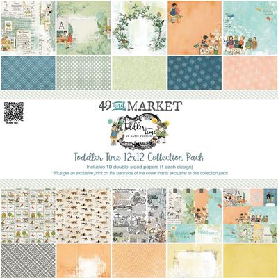 49 &amp; Market - Toddler Time Collection - 12 x 12 Paper Pack - TT29949 - 10 Sheets