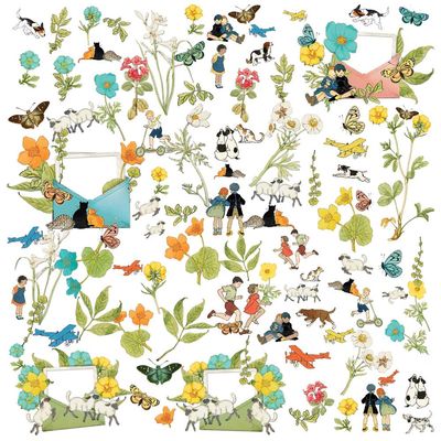 49 &amp; Market - Toddler Time Collection - Laser Die Cuts - Icons - TT30198 - 98 pcs
