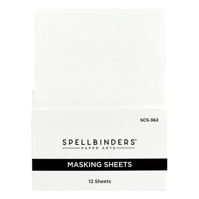 Spellbinders Paper Arts - Masking Sheets - 5&quot; x 7&quot; - 12 sheets - SCS-362