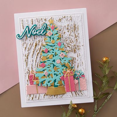 Spellbinders Paper Arts &amp; Simon Hurley Creates - Etched Dies - Timeless Trees Collection - Classic Christmas Trees - S5-665 - 14 pcs