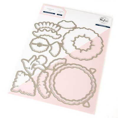 PinkFresh Studio - Beautiful Life Collection - Floral Kaleidoscope - Die Set - 266225 - 4 pcs