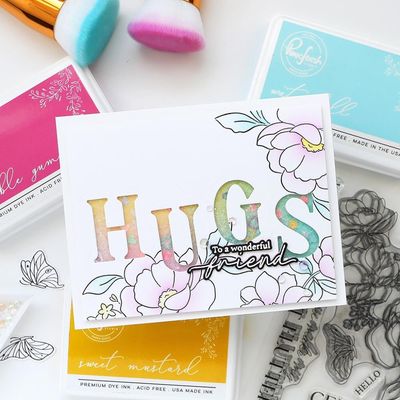 PinkFresh Studio - Beautiful Life Collection - Jody Uppercase Alphabet - Die Set - 266925 - 26pcs