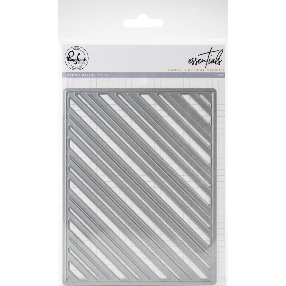 PinkFresh Studio - Die Set - Fancy Diagonal Stripes - PF021ES