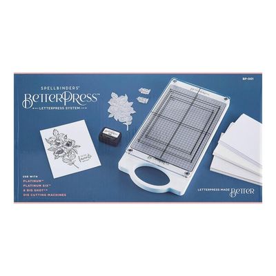 Spellbinders Paper Arts - Betterpress - Letterpress Machine - BP-001
