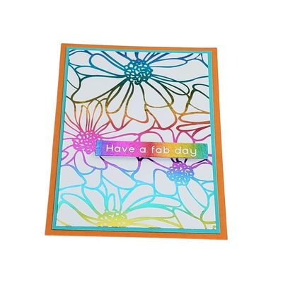 iCraft - Deco Foils - Card Fronts - Bold Blooms - 4.25" x 5.5" - 5687 - 8pcs