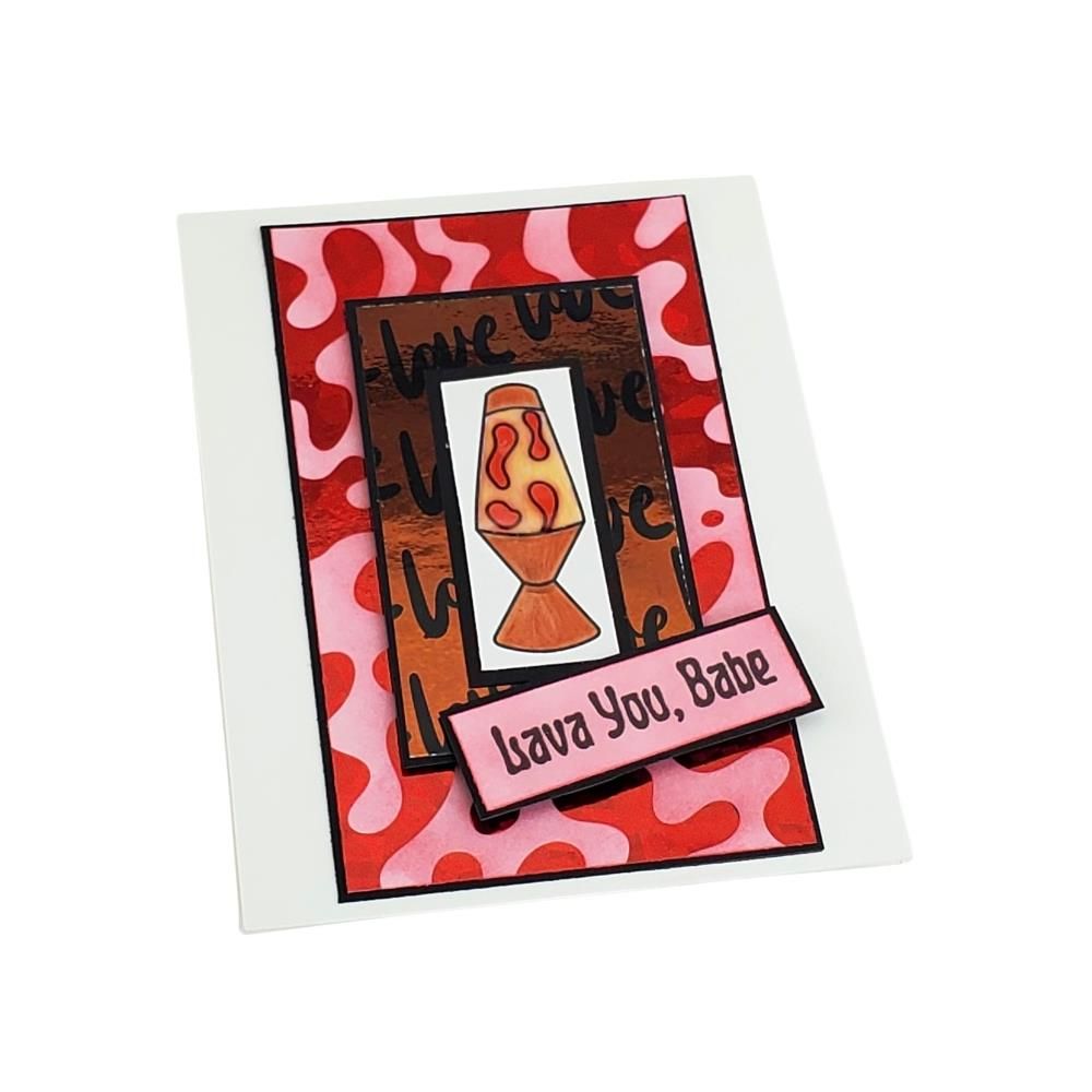 iCraft - Deco Foils - Card Fronts - Groovy - 4.25&quot; x 5.5&quot; - 5689 - 8pcs
