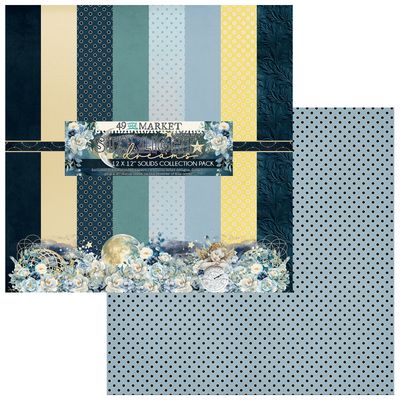 49 &amp; Market - Starlight Dreams Collection - 12 x 12 Paper Pack - Solids - DSD30525 - 8 Sheets