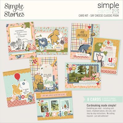 Simple Stories - Say Cheese Classic Pooh Collection - Card Kit - 23932 - heaps of pcs