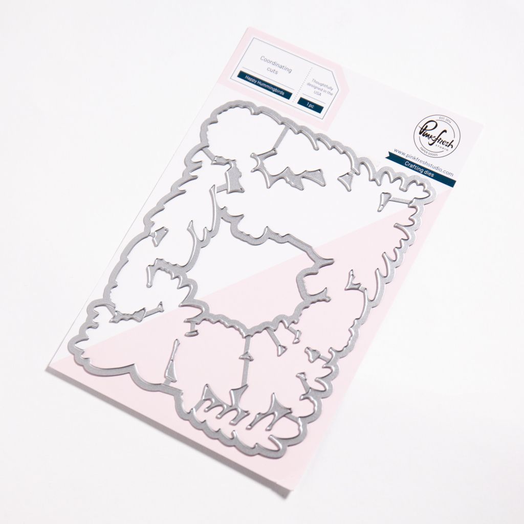 PinkFresh Studio - Pure Bliss Collection - Happy Hummingbirds - 268625 - Die Set -  1 pce