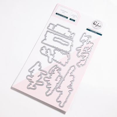 PinkFresh Studio - Pure Bliss Collection - You Are My Rainbow - Die Set - 271125 - 8 pce