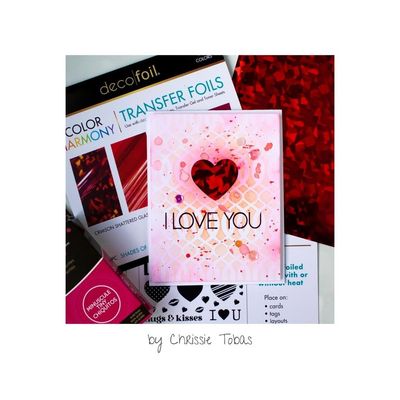  Deco Foil - Harmony Packs - Transfer Foils - Shades of Pink - 6" x 6" - 20pcs - 5416