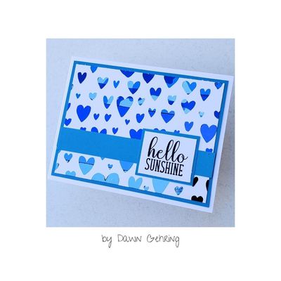  Deco Foil - Harmony Packs - Transfer Foils - Shades of Blue - 6" x 6" - 20pcs - 5420
