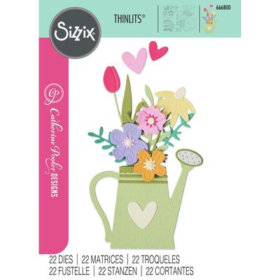Sizzix &amp; Catherine Pooler - Sprinkled With Love Collection - Dies - 666800 - 22 pcs