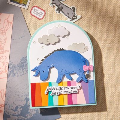 Spellbinders Paper Arts &amp; Simple Stories - Etched Die - Say Cheese Classic Pooh - Tigger &amp; Eeyore - S5-683 - 8 Dies