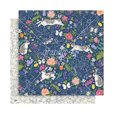 Graphic 45 - Spring Is In The Air Collection - 12 x 12 - Paper Pad - 4502974 - 16 Sheets