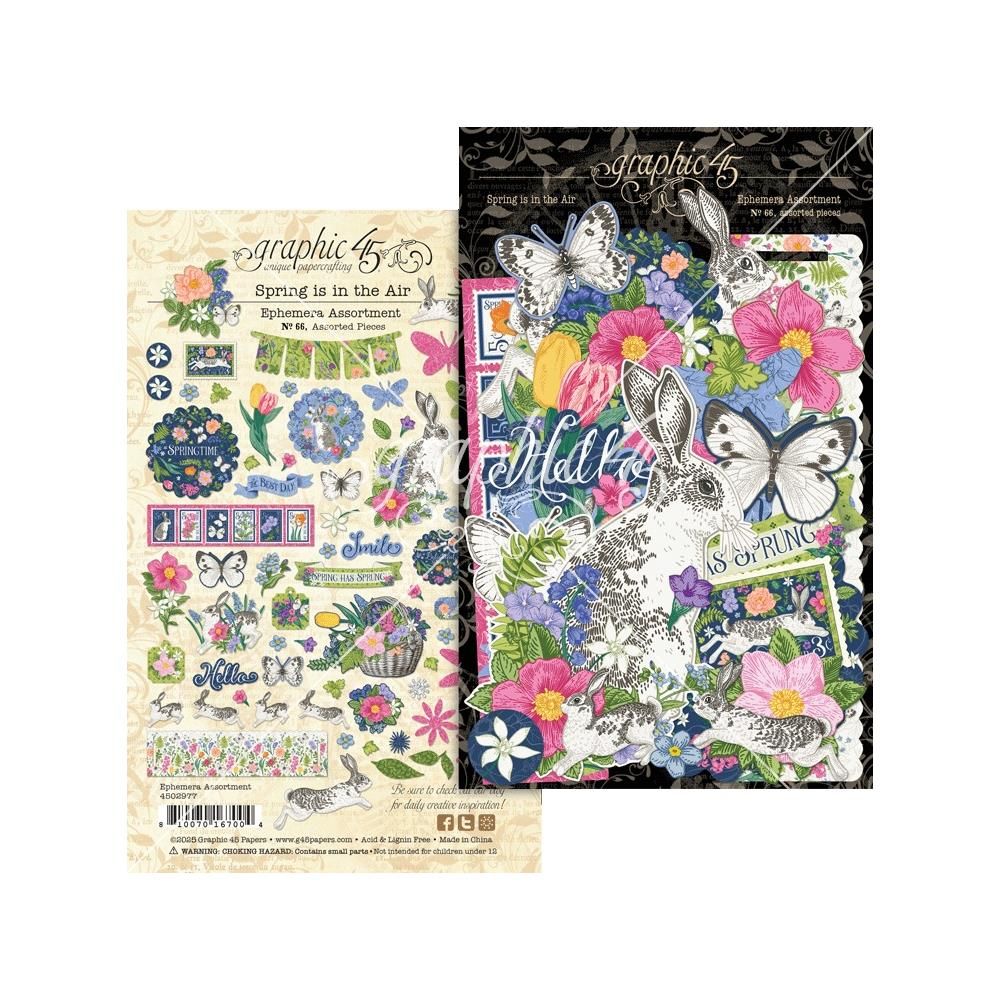 Graphic 45 - Spring Is In the Air Collection - Ephemera - 4502977