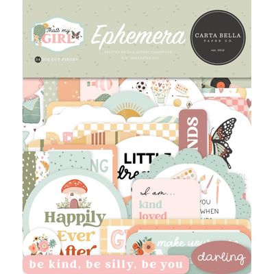 Carta Bella - That&#39;s My Girl Collection - Ephemera - CBG418024