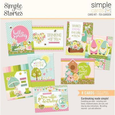 Simple Stories - Tea Garden Collection - Card Kit - 24135