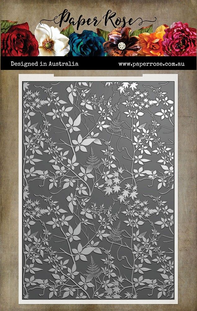 Paper Rose - Embossing Folder - Leafy Garden - 31506