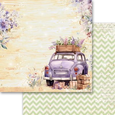 Memory Place - Lavender Love Collection - 12 x 12 - Paper Pack - MP-61513 - 12 sheets