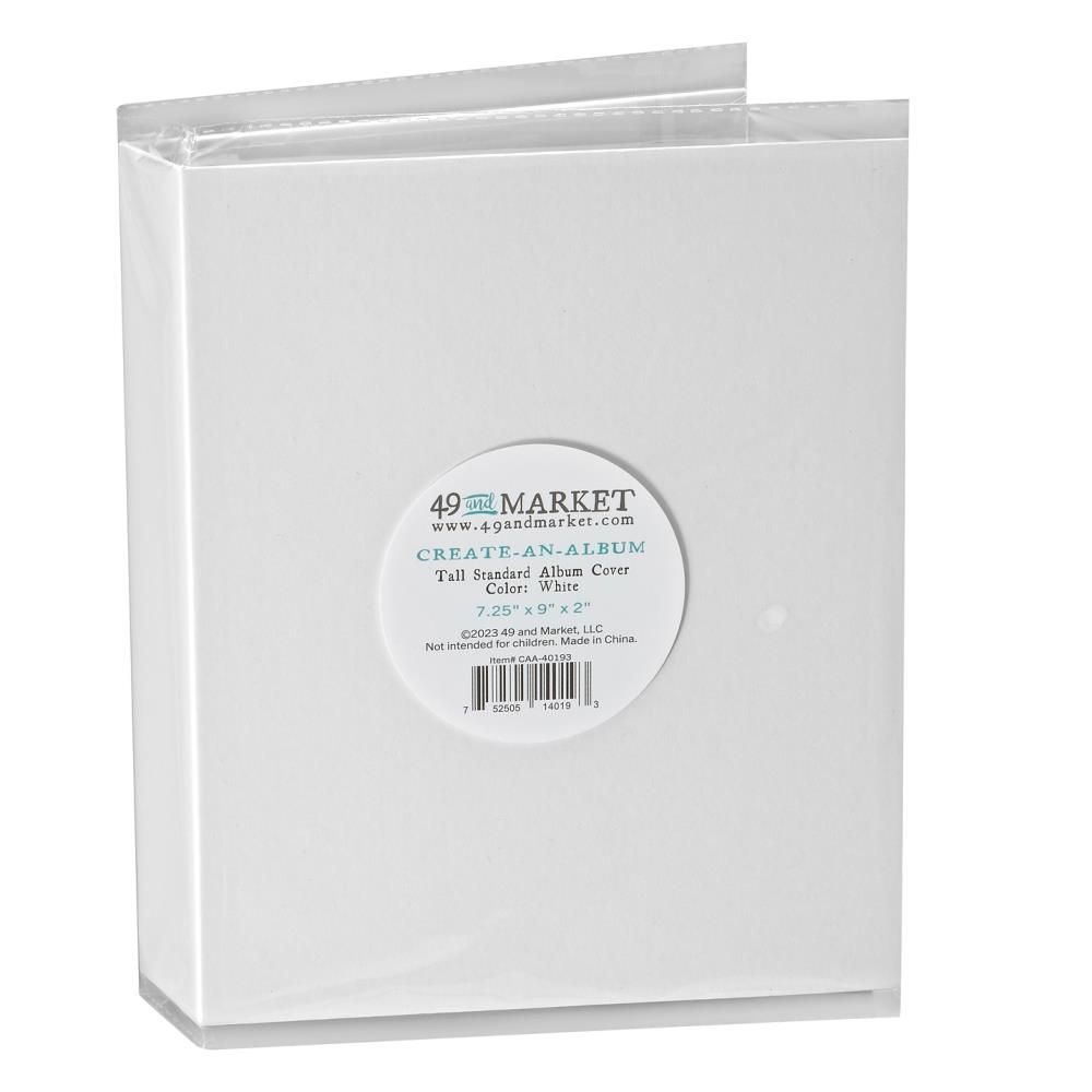 49 &amp; Market - Create An Album - Album Covers - Tall Standard - White - CAA40193