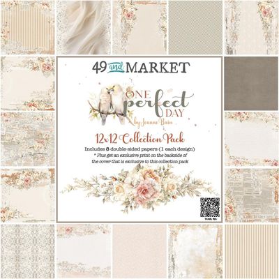 49 &amp; Market - One Perfect Day Collection - 12 x 12 Paper Pack - OFD30761 - 8 Sheets