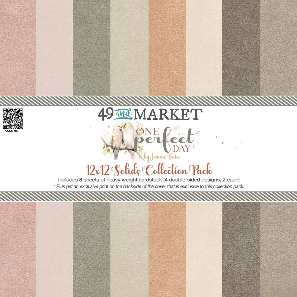 49 &amp; Market - One Perfect Day Collection - 12 x 12 Paper Pack - OFD30778 - 8 sheets