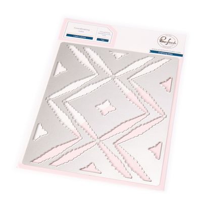 PinkFresh Studio - Joyful Blooms Collection - Leafy lattice Bundle - Die &amp; Press Plate - 271925, 272025