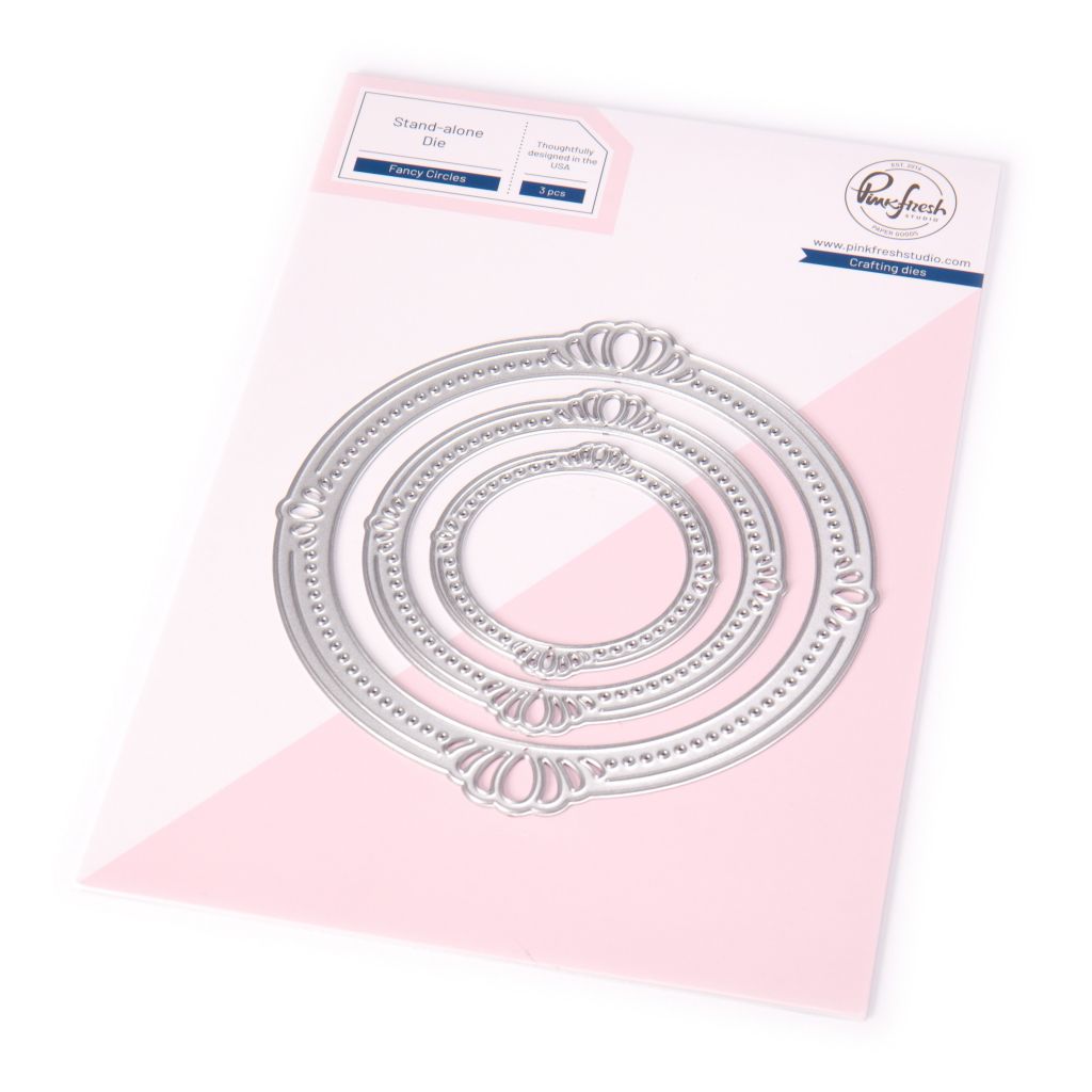 PinkFresh Studio - Essentials Collection - Die Set - Elegant Circles - PF177ES - 3 pcs