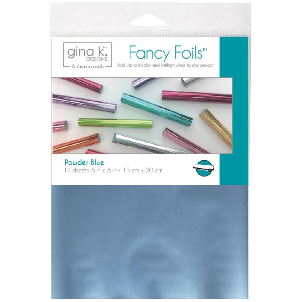 Gina K Designs - Fancy Foils - Powder Blue - 6&quot; x 8&quot; - 18215 - 12 sheets