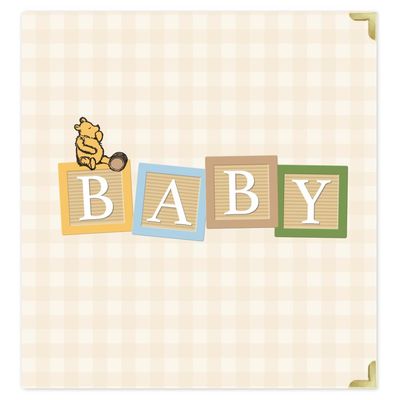 Echo Park Paper Co - Winnie The Pooh Baby Collection - D Ring Binder - Yellow - 6&quot; x 8&quot; - WPB442070