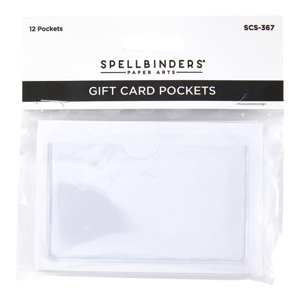 Spellbinders Paper Arts - Self Adhesive Gift Card Pockets - 12 pack - SCS-367