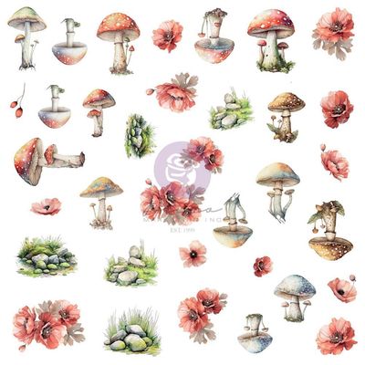Prima Marketing - Return to Wonderland Collection - Ephemera Pack - Forest Finds - 675660 - 70 pcs