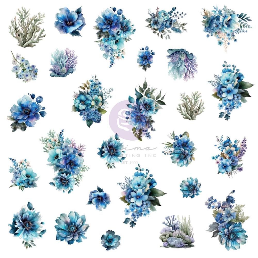 Prima Marketing - A Mermaid&#39;s Tale Collection - Ephemera - Ocean Wonders - 676957 - 54 pcs
