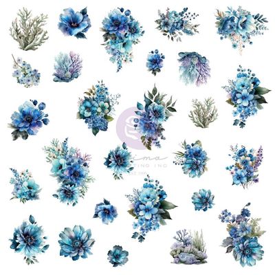 Prima Marketing - A Mermaid&#39;s Tale Collection - Ephemera - Ocean Wonders - 676957 - 54 pcs