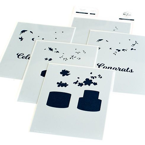PinkFresh Studio - Celebrate In Style - Stencil  - 133721