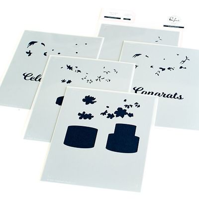 PinkFresh Studio - Celebrate In Style - Stencil  - 133721