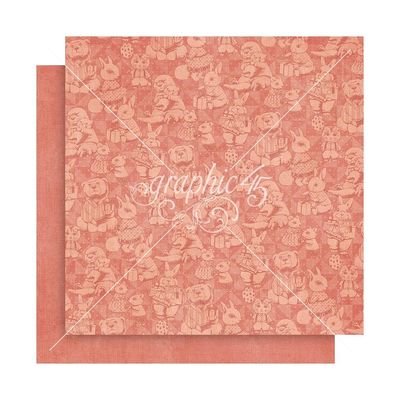 Graphic 45 - Hip Hip Hooray Collection - 12" x 12" - Paper Pack - Solids - 4502990 - 16 sheets