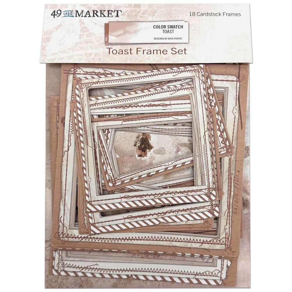 49 &amp; Market - Colour Swatch - Toast Collection - Frame Set - CST41169 - 20 pcs