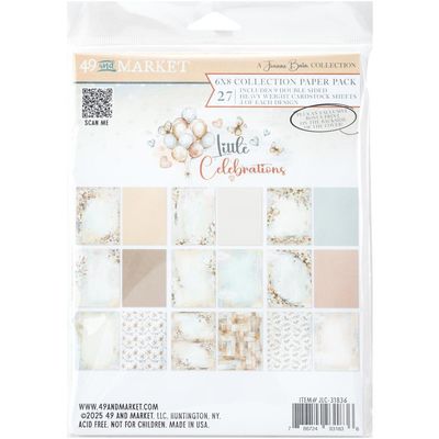 49 &amp; Market - Little Celebrations Collection - 6&quot; x 8&quot; - Paper Pack - JLC31836 - 27 sheets