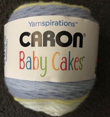 Caron - Baby Cakes - Sunny Days - 82% Acrylic &amp; 18 % Nylon - 100grms