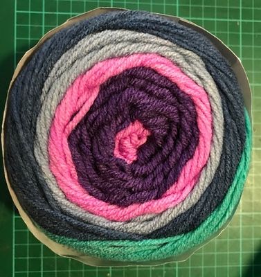 Bernat - Super Value - Big Stripes - Berry Punch - 100% Acrylic - 142grams / 5ozs - 54014