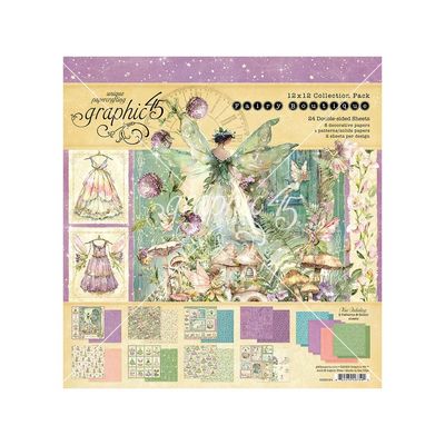 Graphic 45 - Fairy Boutique Collection - 12 x 12 Paper Pack - 4503044 - 24 sheets