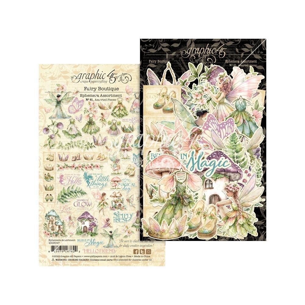 Graphic 45 - Fairy Boutique Collection - Ephemera - 4503047
